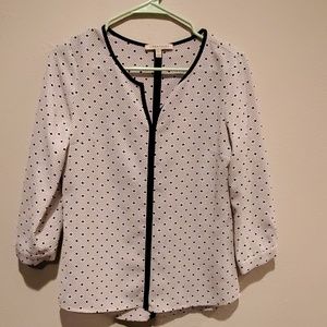 Polka dot blouse